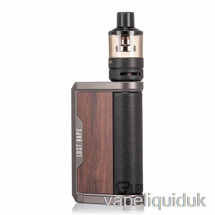 Lost Vape Centaurus Q200 Starter Kit [PODTANK] Gunmetal Walnut Wood Vape Juice